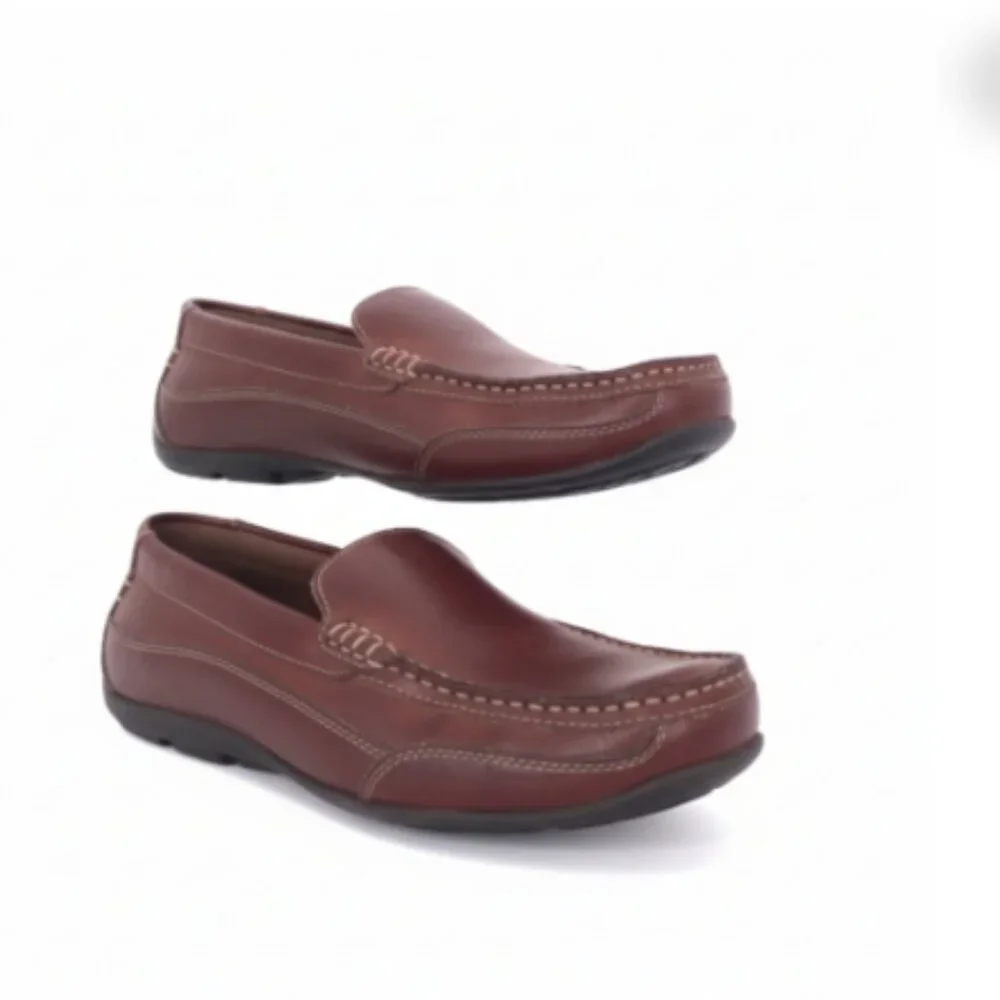 Tommy Hilfiger TMDathan Loafer Men's 10 Brown Slip On Casual Shoes